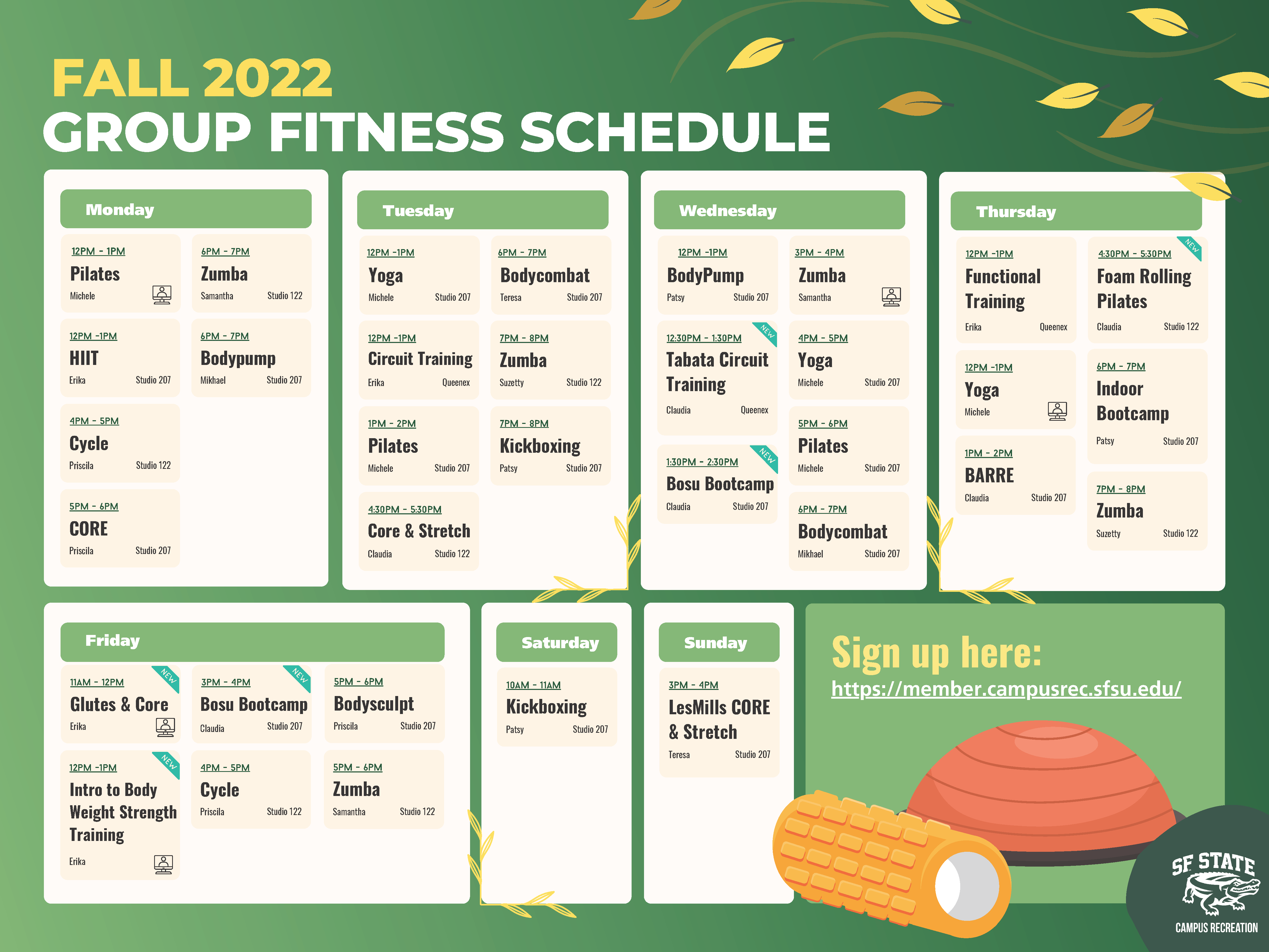 Group Fitness Campus Recreation
